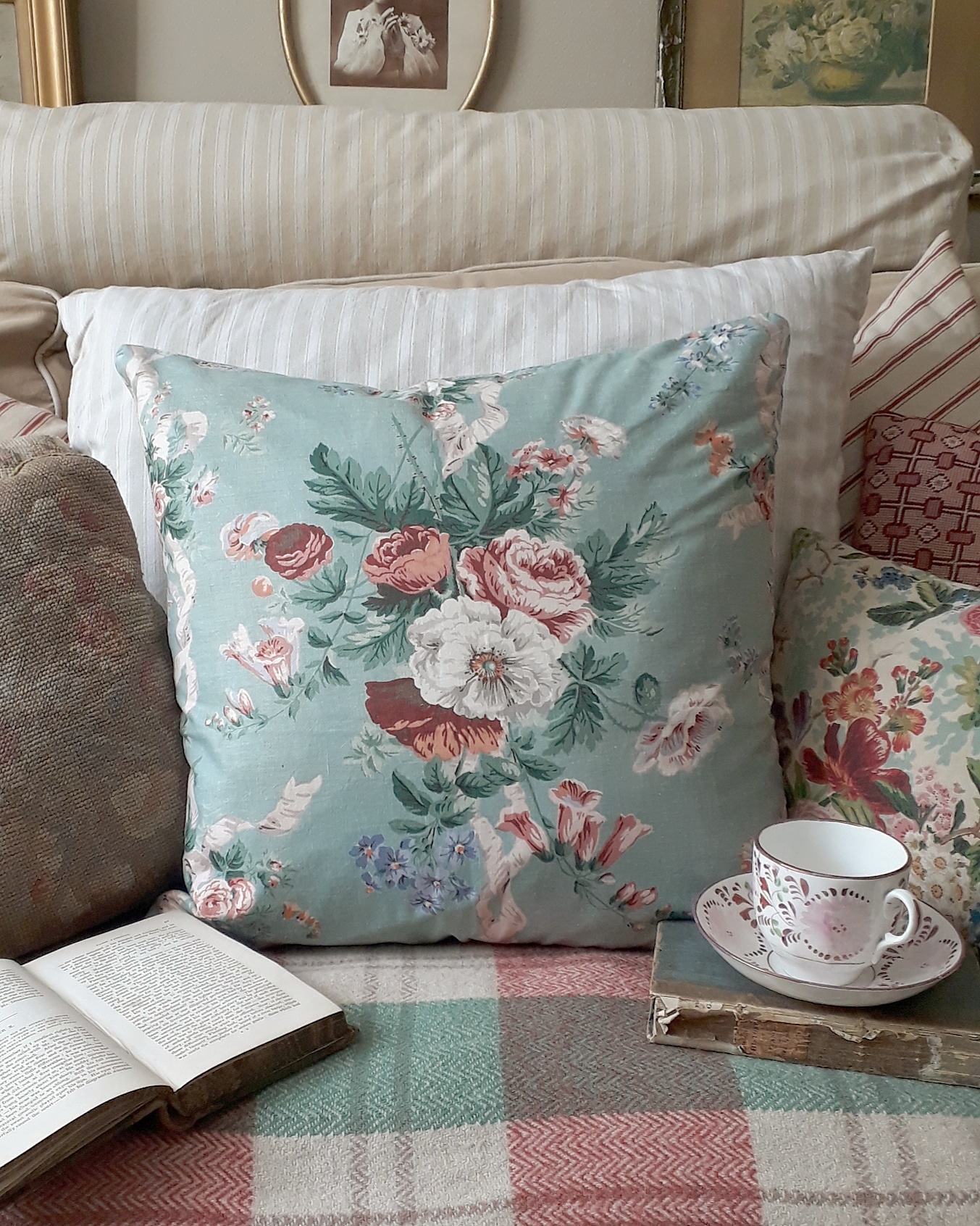 chintz pillows